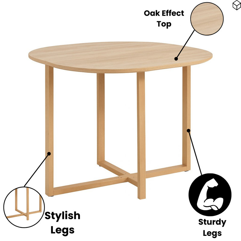 Fairmont Park Space Saving Dining Table with 4 Velvet Chairs Set & Reviews | Wayfair.co.uk